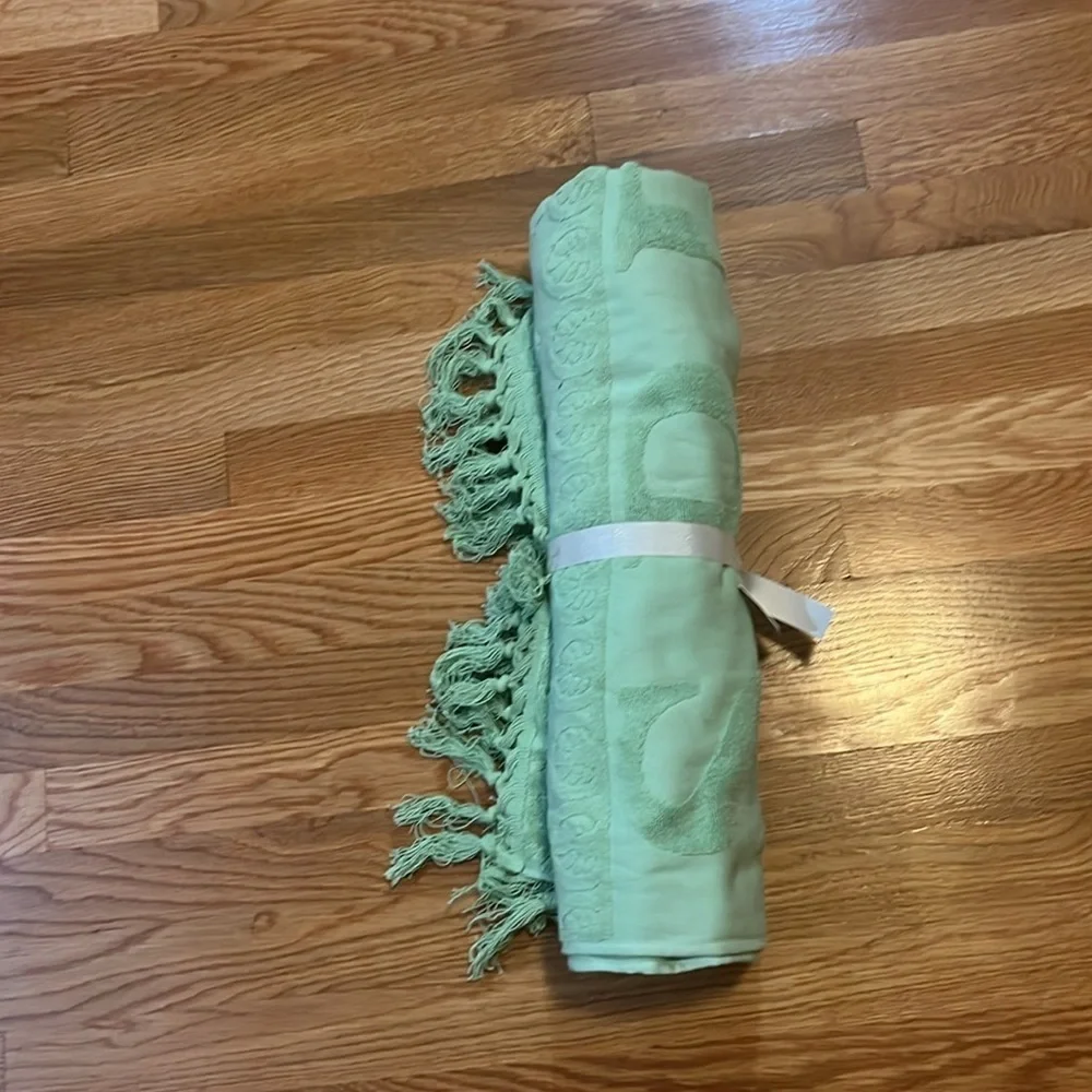 Free People x Spell Seashell Beach Towel in Pistachio NWT